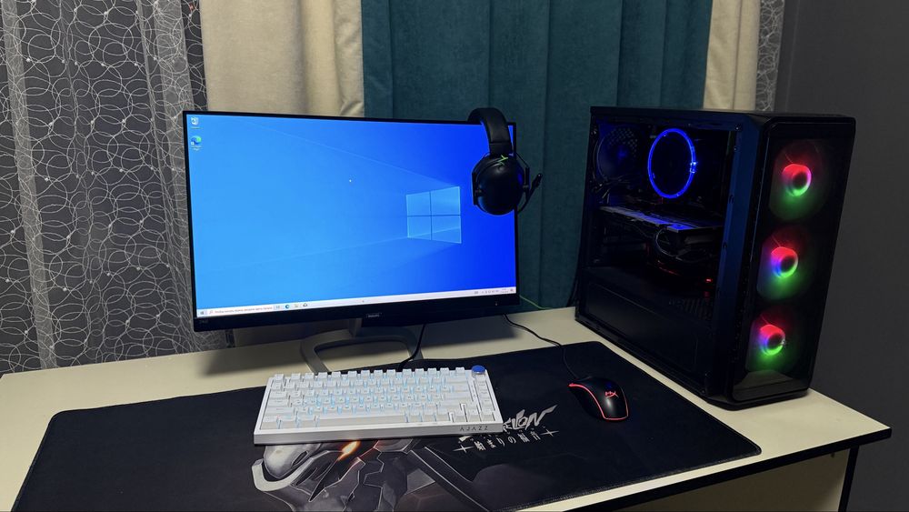 Продам игровой компьютер с монитором полный комплект