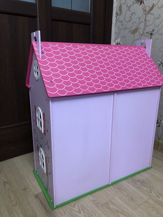 Домик детский деревянный игрушечный.