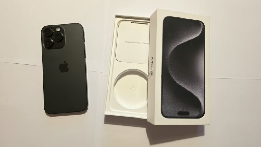 Iphone 15 PRO MAX 512gb Black Titanium Impecabil  predare personala Bucuresti