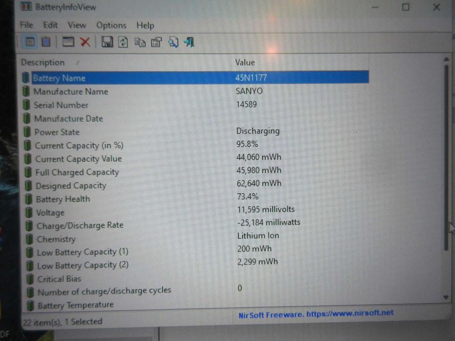 Lenovo Thinkpad X220T, i7-2620M, 8GB ram, 250GB SSD