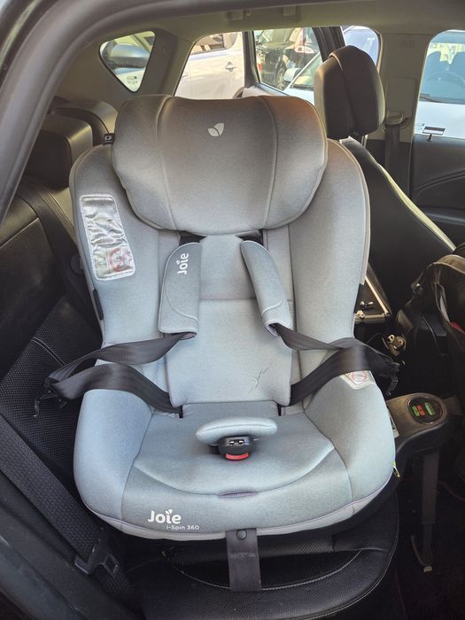 Scaun auto rotativ Joie i-Spin 360 i-Size, gri – Stare foarte bună