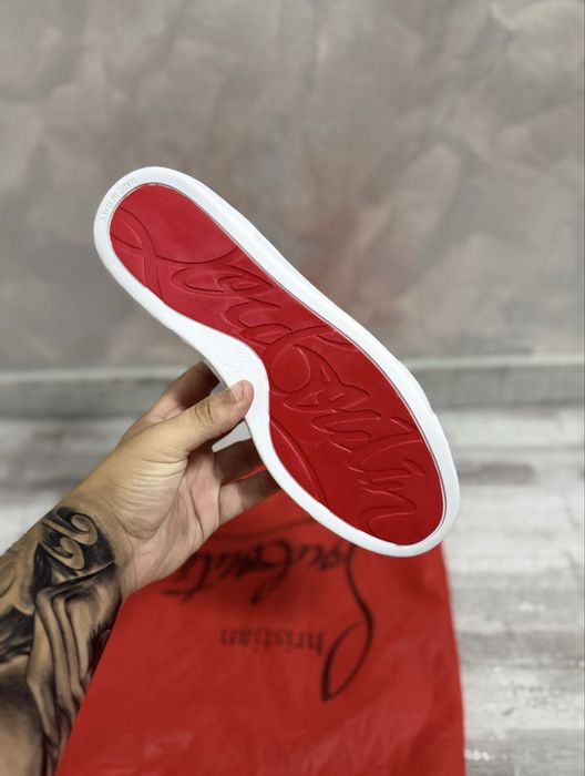 Adidasi/ Pantofi Christian Louboutin Low White calitate Premiulm