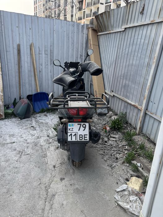 Мопед Скутер Самурай Мапед Мотоцик Алматы Срочно Шлем Подарик с Наушни