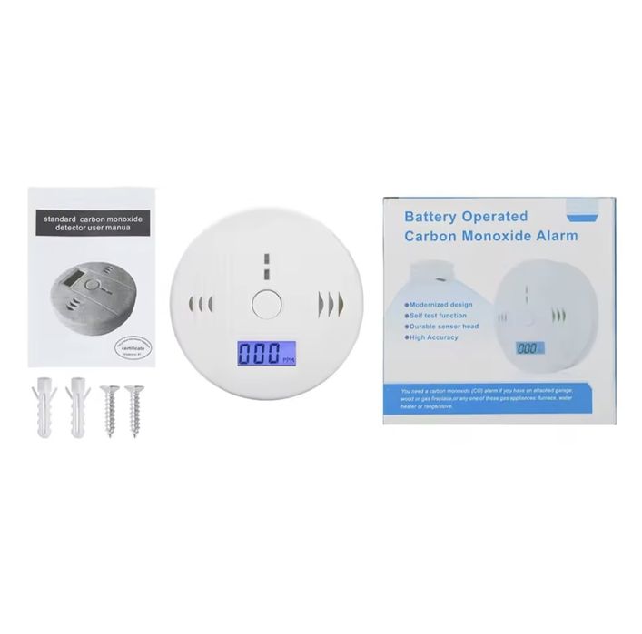 Detector monoxid de carbon portabil cu baterii