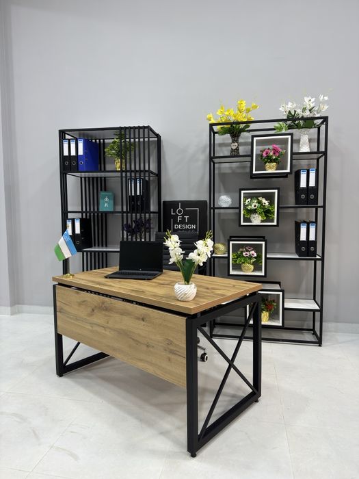 Лофт мебель nasiya стол компьютерный рабочий письменный  парта в расро