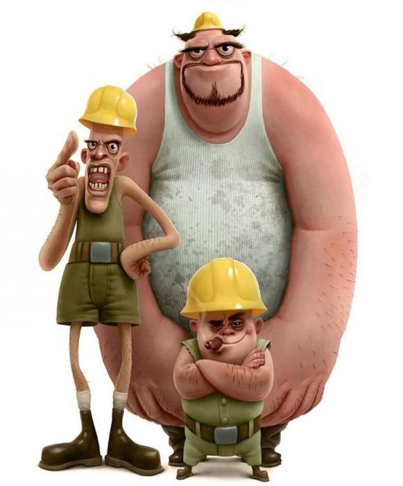 Бригада строителей из узбекистана