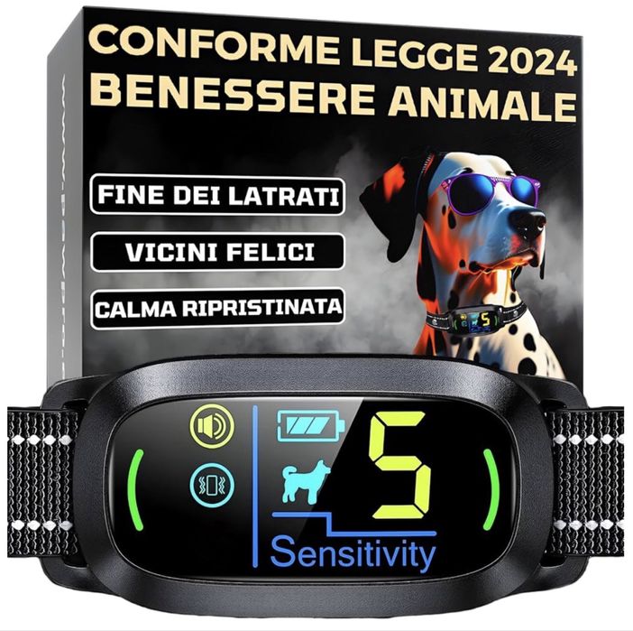 Zgardă anti-lătrat PAWPRO pentru câini