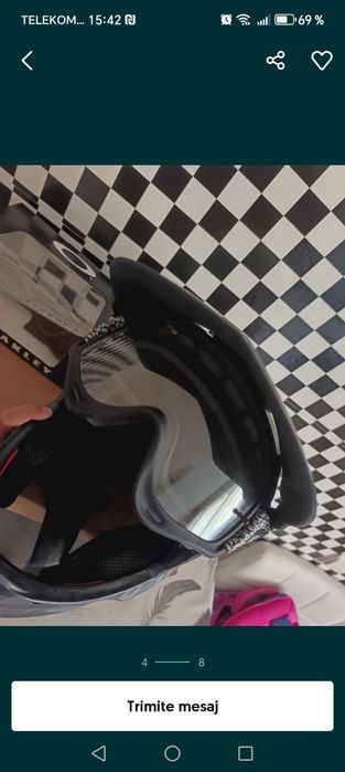 Vând cască Troy Lee Desyng cu ochelari oaklei