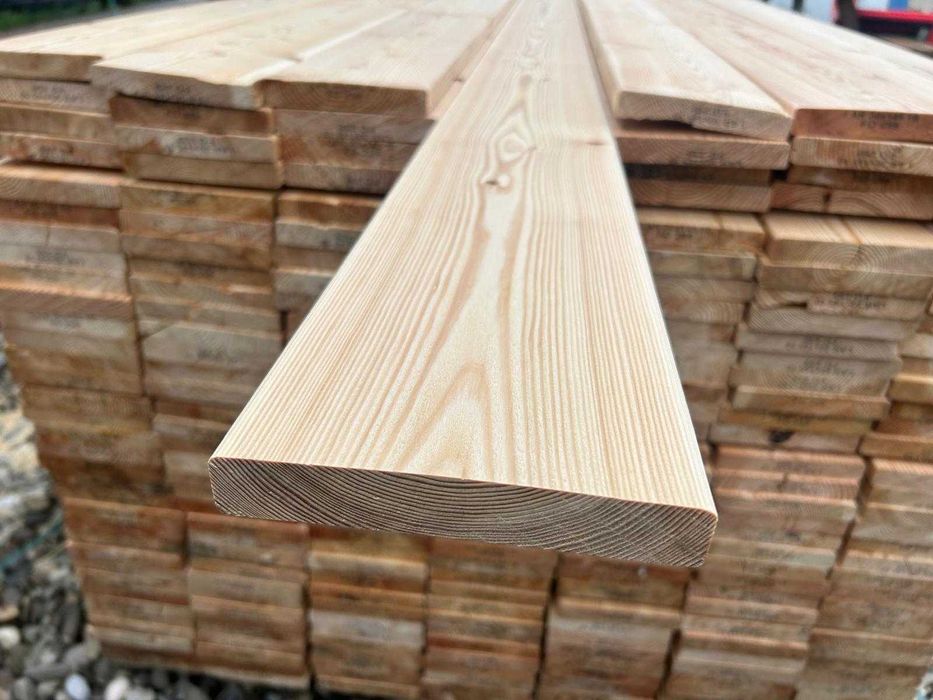 Larice Canadian 22x140 mm – lambriu premium exterior, durabilă, aspect natural