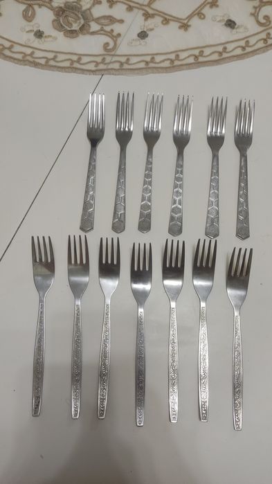 Ложки, вилки б.у., за всё 50 тыс.