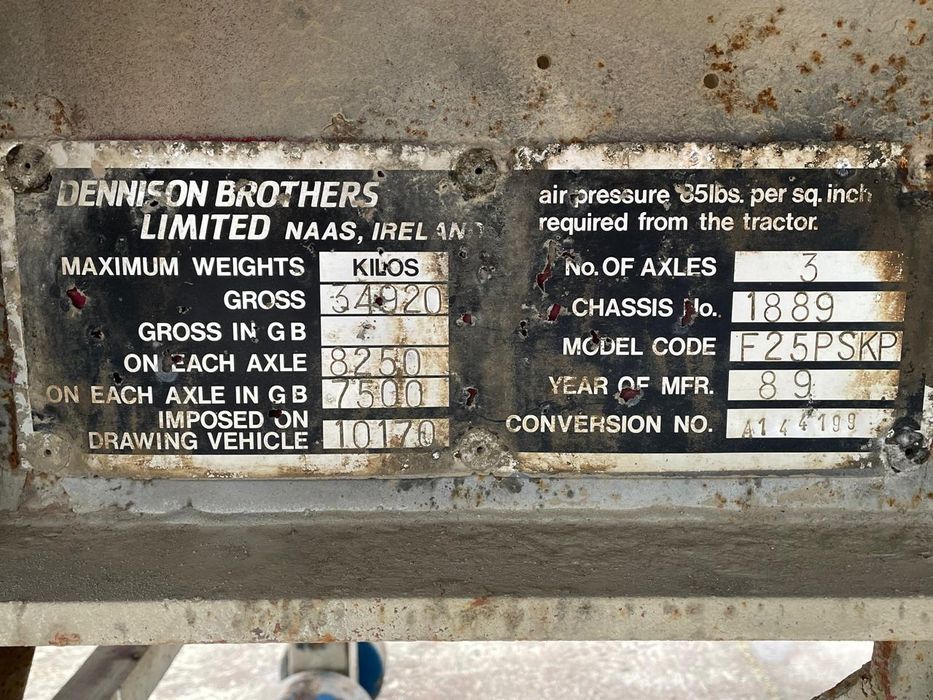 Полуприцепы трехосные на рессорах