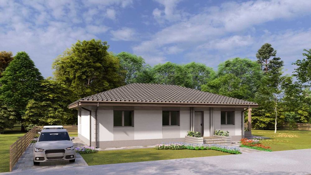 Casă parter Izvorani – proiect ideal de finalizat