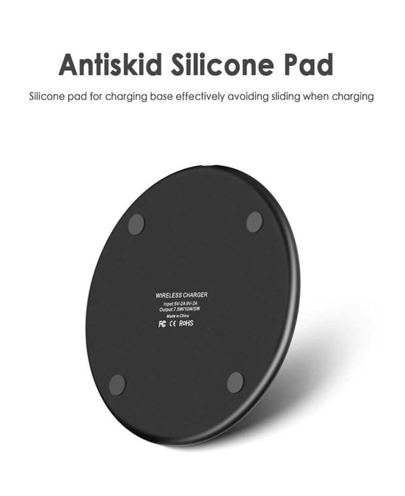 60W бързо безжично зарядно QI за Apple Iphone, Samsung, Huawei, Xiaomi