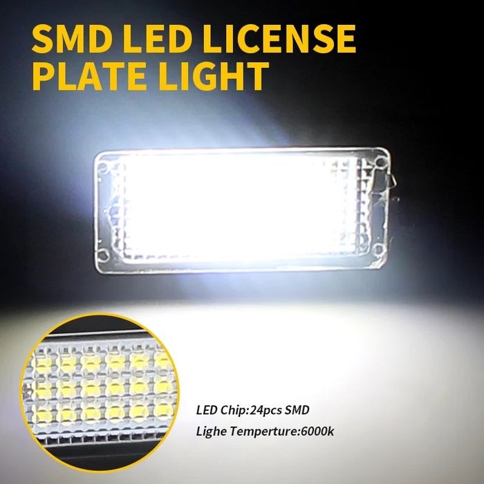 Lampi LED numar Audi A1 A4 B8 A5 A6 A7 Q5 TT