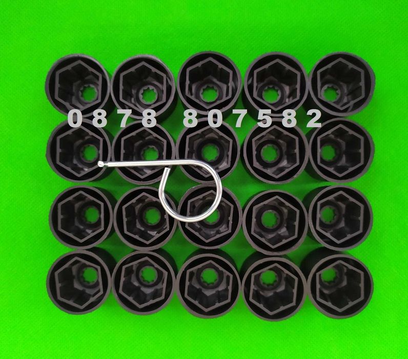 VW Капачки за болтове за джанти Фолксваген 17mm  20 / 24 бр Volkswagen