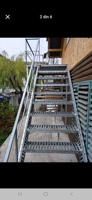 Facem scara zincata  la comanda și cum doriți montaj și transport grat