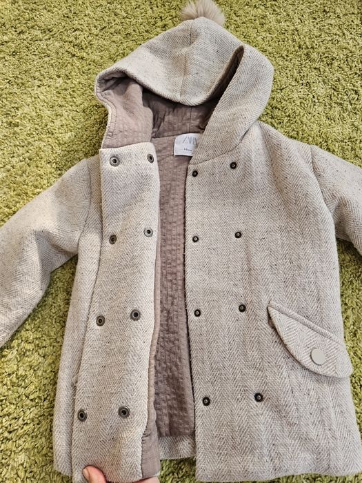 Paltonas zara 110 cm 4-5 ani