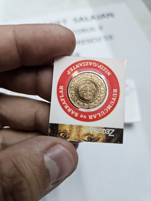Vand moneda din aur 22 k 1.75 g cod 819