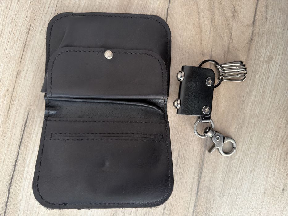 Portofel de piele + breloc DIESEL