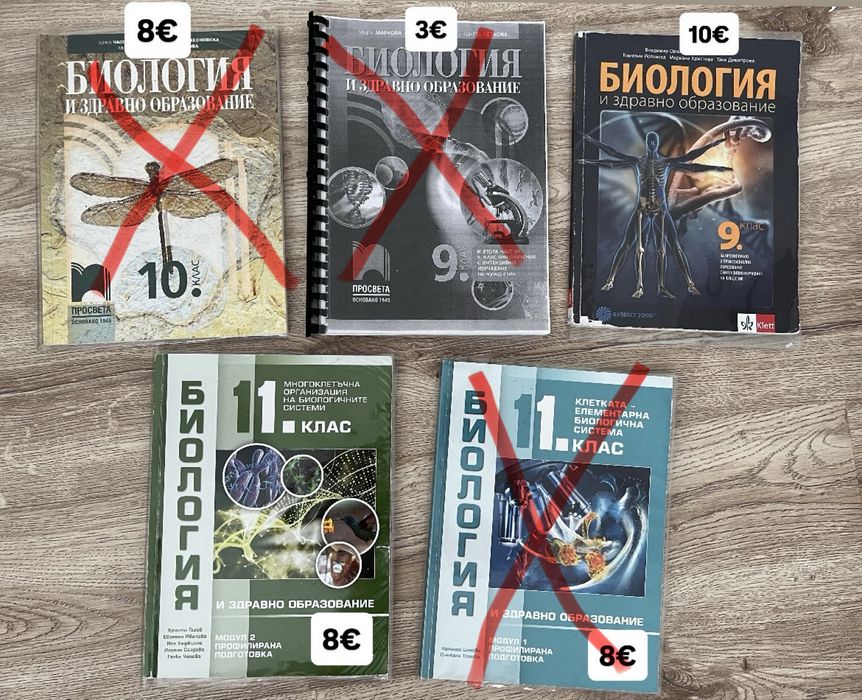 Продавам материали за подготовка за КСК.