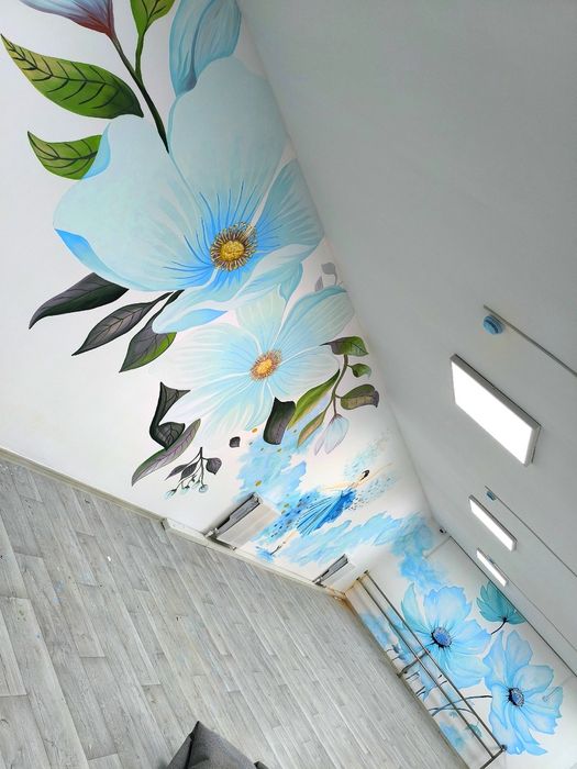 Роспись стен, художник