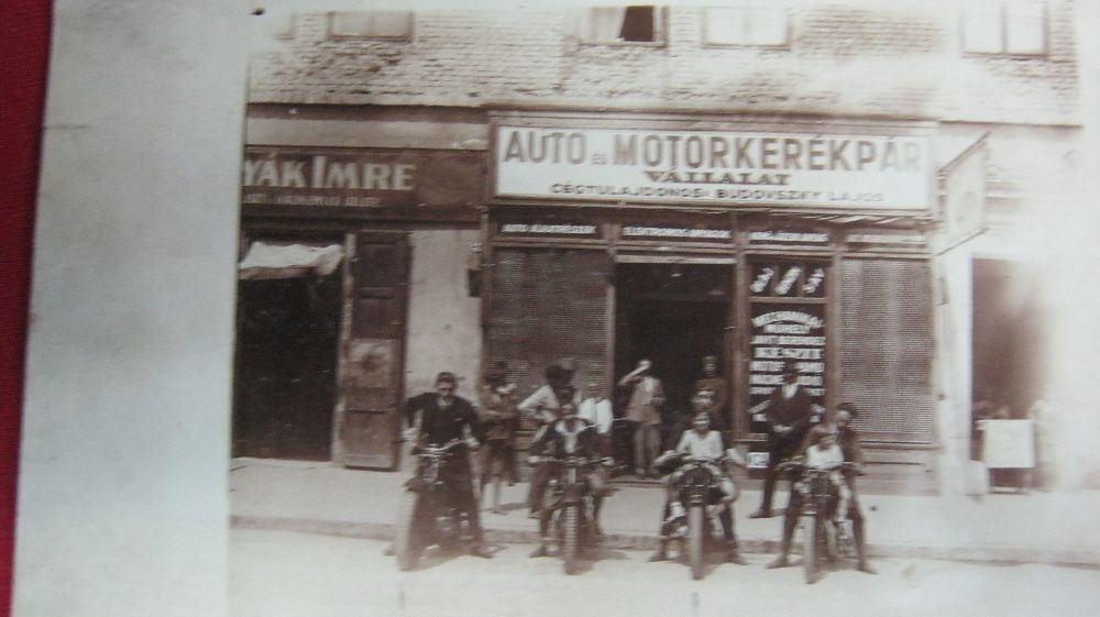2 Ilustrate,tip foto,motociclete,Szeged,Ungaria,1929.