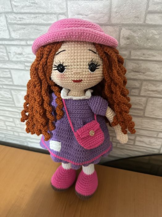 Плетени кукли от памучна прежда.