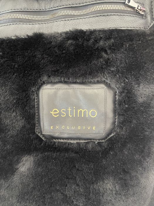 Кожаная мужская дублёнка