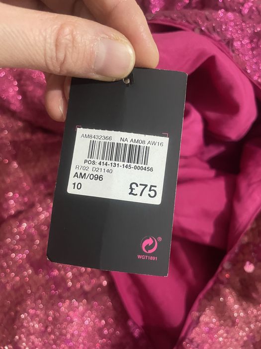 Платье с пайетками