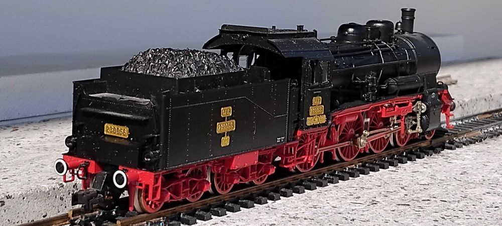 Locomotiva cu aburI seria CFR 230.000 marca FLEISCHMAN 1.87 HO.