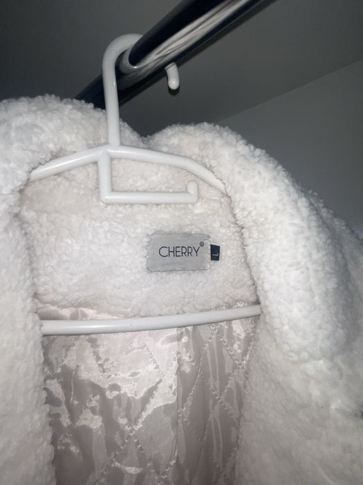 Тэдди шубка белая