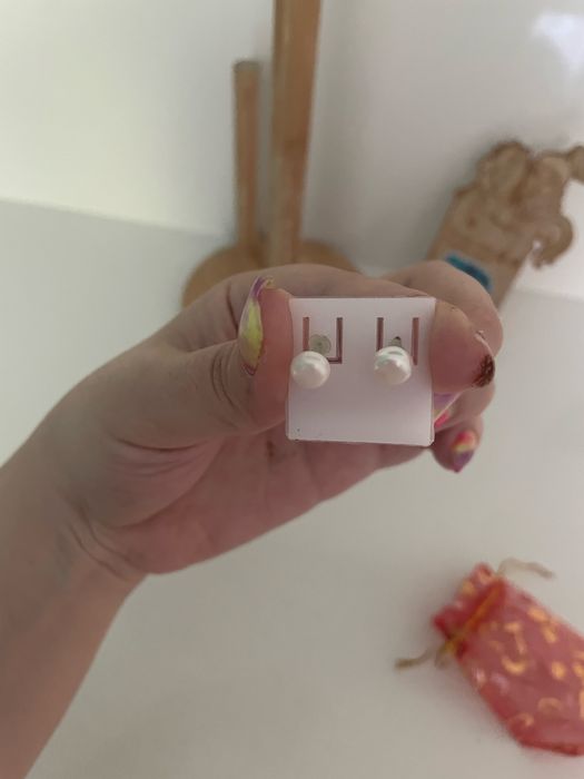 Продам серьги из жемчуга