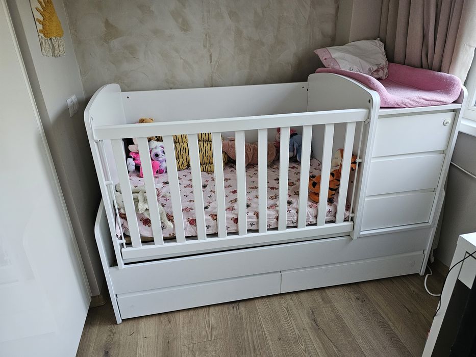 Трансформираща кошара и детско легло Nicolle baby модел Луна