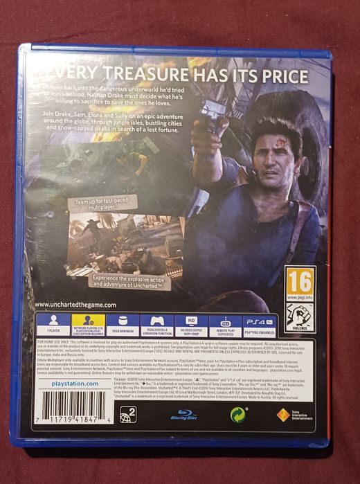 Joc Uncharted 4  PS4