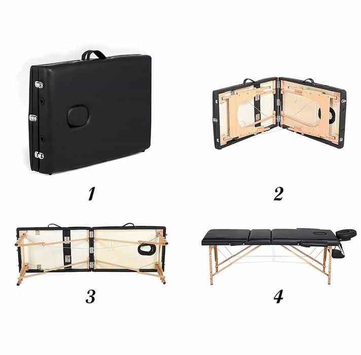 Кушетка, лампа и количка за козметични процедури