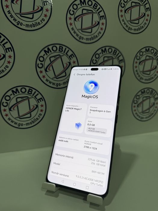 Honor Magic 7 Lite - 256GB - Negru - Impecabil - Garantie