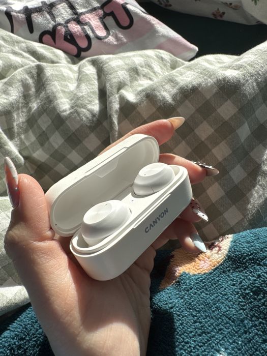 Безжични слушалки Canyon TWS – CBTHS1 (White).