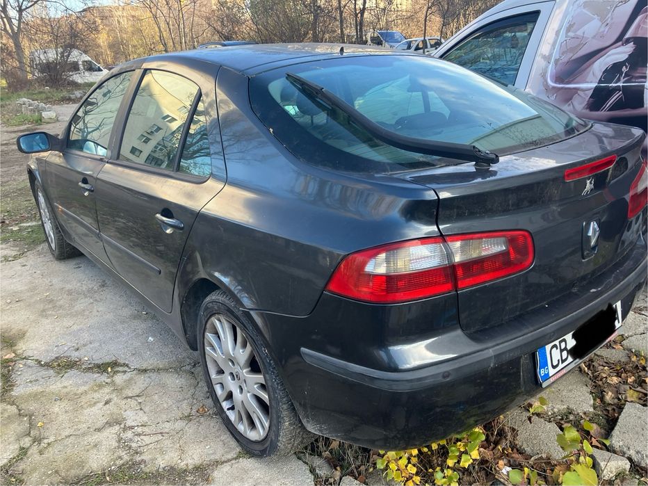 Рено лагуна  2002 г, дизел, тъмно сив металик