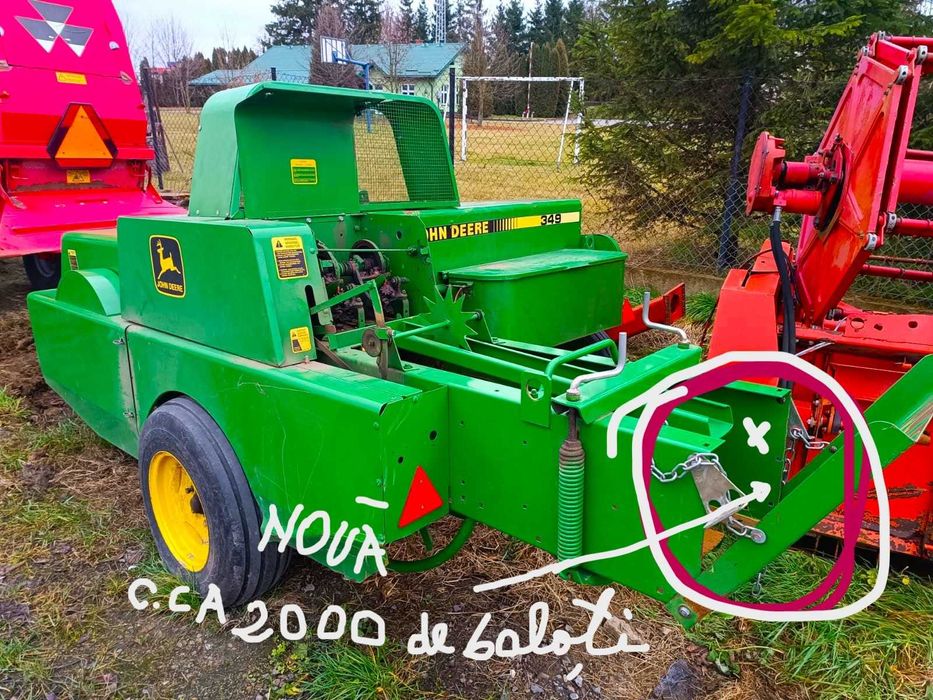 Presa balotiera John Deere 336 A 2015 aparate rulmenti 330 332 339 349