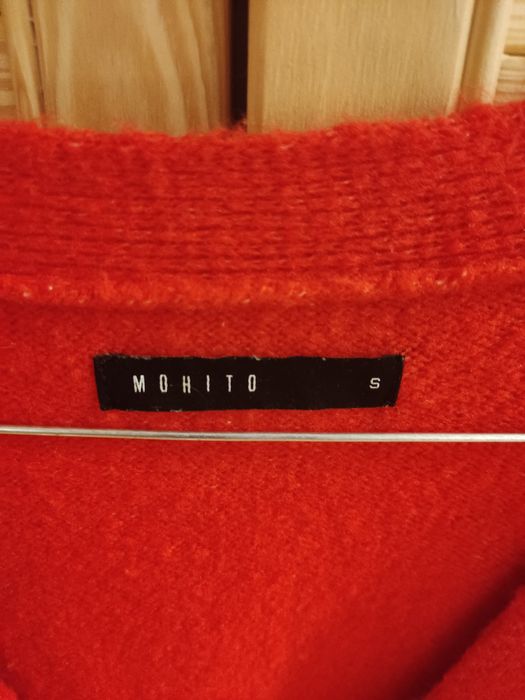 Cardigan, bluza cu nasturi, Mohito, marimea S, rosie