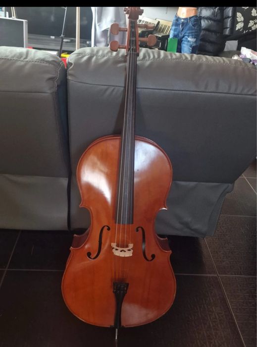 Violoncel 3/4 cu husa si arcus