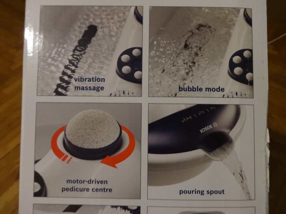 -25 % Reducere, BOSCH PMF2232, Cadita cu Hidromasaj + 3 Functii. NOUA