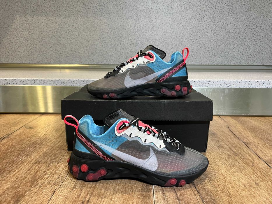 ОРИГИНАЛНИ *** Nike React Element 87 Blue Chill Solar Red