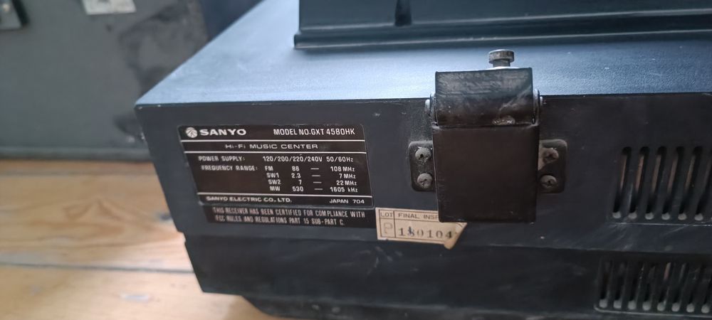 Sanyo GXT 4580 HK музыкальный центр