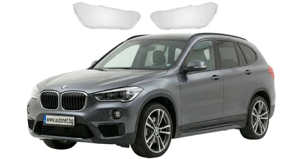 Стъкла за фар BMW X1 F48 X2 F49 2016-2019, Капаци за фарове X1 F48 X2 F49