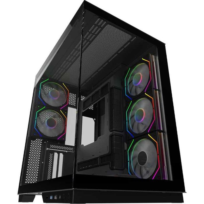 Carcasa AQIRYS Janus Middle Tower ARGB ATX Black