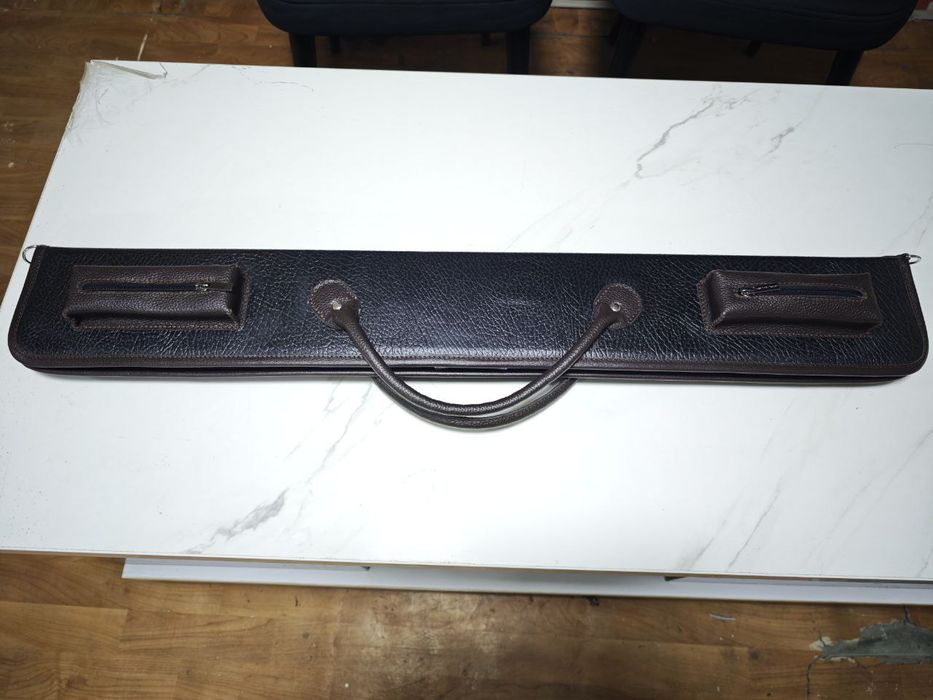 Кожаный чехол для двухсекционного кия