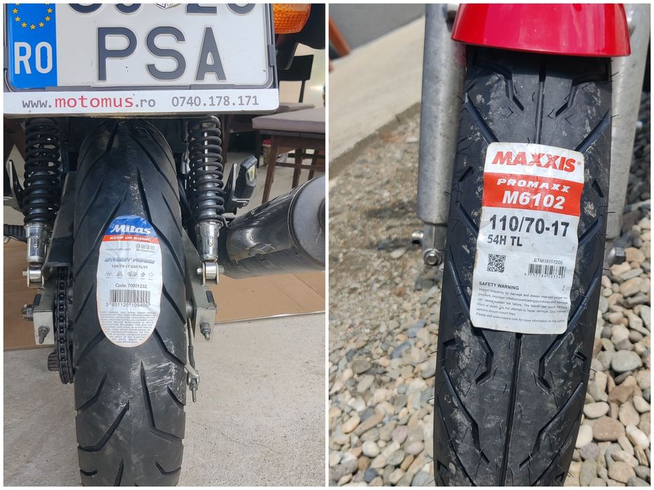 Kawasaki ER-5 499 cmc – 37 kW (50 CP) – 1999 – Gata de drum!