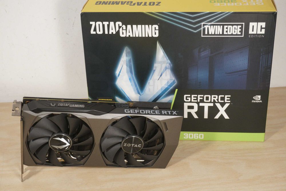 RTX 3060 12GB Zotac Twin Edge Nvidia GPU видеокарта / вкл. ДДС