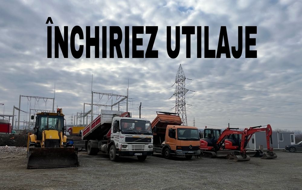 Transport marfa(nisip,piatra) macara,inchiriez buldoexcavator,camion